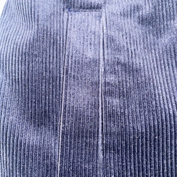 ANN TAYLOR FACTORY NWT Women’s Blue Velvet Skirt - Size 2 - Picture 3 of 5